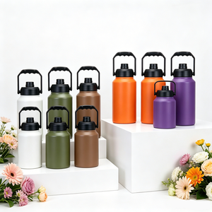 Botella de Agua Deportiva Flask de 128 oz (Un Galón) con Pajita y Boquilla, Aislada al Vacío, de Acero Inoxidable de Doble Pared, Mantiene la Temperatura de 6 a 12 Horas - Product Image 6