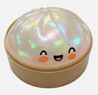 Nouvel Arrivage Vente en Gros Jouets à Presser Doux en Forme de Bao Bao, Peluche Super Douce en Coton PP Brodé