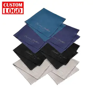 Double side print Custom Logo High Quality Micro Fiber Glasses Wiping Cleaning Cloth For Promotion Gifts