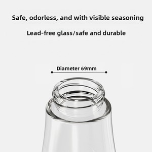 Bouteille Distributrice d'Huile, de <span class=keywords><strong>Vinaigre</strong></span> <span class=keywords><strong>et</strong></span> de Sauce Soja en Verre, Anti-Fuite, Design Moderne <span class=keywords><strong>et</strong></span> Minimaliste, 150ml 230ml, pour Cuisine Domestique, Vente en Gros - Product Image 5