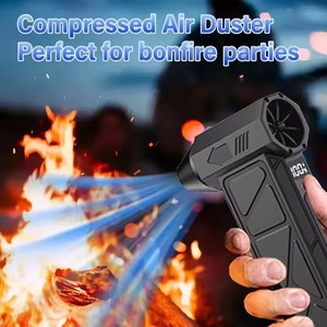130000RPM Cordless Electric <strong>Air</strong> Duster Powerful Handheld <strong>Fan</strong> with LED Light for Car Keyboard Snow Cleaning <strong>Air</strong> <strong>Blower</strong> - Product Image 3