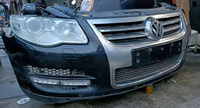 Kit de pare-chocs avant, calandre, réservoir d'eau, phares, ventilateur de refroidissement, ensemble de remplacement automobile pour Volkswagen Touareg 2006-2010