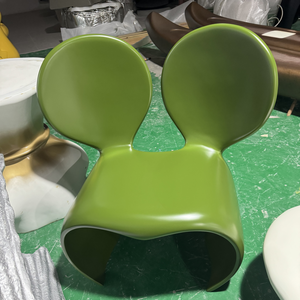 Fabricant de chaises en fibre de verre ODM, chaise longue créative en forme de souris <span class=keywords><strong>à</strong></span> grandes <span class=keywords><strong>oreilles</strong></span>, chaise d'appoint amusante, canapé individuel pour café et chambre d'enfants - Product Image 1