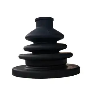 Professional manufacturer Custom Various Shape Silicone/nbr Duct Cover Molded Rubber Bellow Accordion Rubber Bellows