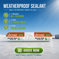 600ml Grey Sausage Aquarium Construction Waterproof Silicone Sealant Neutral Cure Adhesive Glue