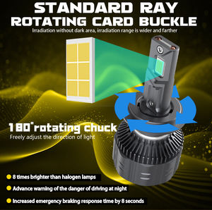 2025 G8S 160w 16000LM 3570 puces Double <span class=keywords><strong>tubes</strong></span> en cuivre 9012 9005 9006 H4 H7 H11 phares de haute qualité - Product Image 5