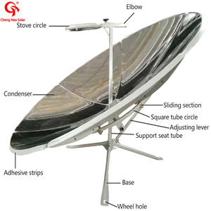 Horno Solar Parabólico de Aluminio Chenghao, Cocina Solar Concentradora de Alta Eficiencia, 1.5m de Diámetro, 1500W de Potencia, Enfoque de 28cm - Product Image 4