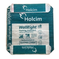 Sacs à ciment Hilcim/Lafarge en polypropylène tissé Ad Star à fond carré, imperméables, personnalisés en usine, avec logo imprimé, 25kg, 40kg, 50kg