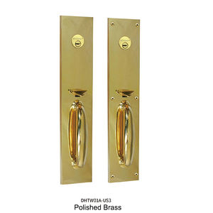 Poignée de meuble classique en cuivre massif sculpté noir et or, style chinois et européen ancien - Product Image 1