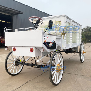 Carroza Fúnebre Americana de Lujo, de Acero y Cuero, con Columna Romana Eléctrica, Transporte Especial, Carroza Fúnebre Eléctrica - Product Image 2