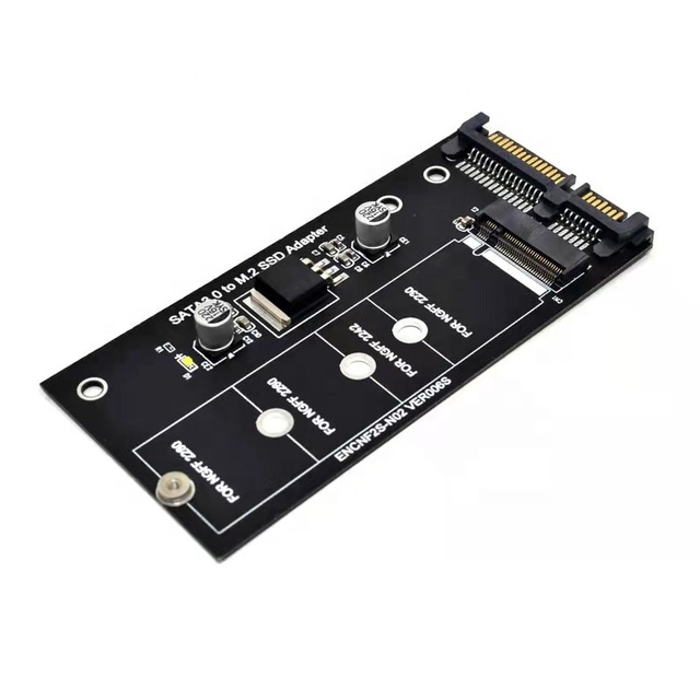 Adapter SSD M2 M.2 B Key SSD to SATA Adapter Riser NGFF 22Pin 2.5" SATA3 Converter Expansion Card For 2230-2280 SSD Add On Card