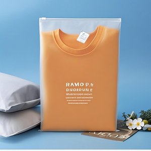 Matte Zipper <strong>Bags</strong> for Clothing Packaging Custom Design <strong>Bulk</strong> Stock High-Quality Material for US Market - Product Image 4