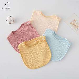 لينة جدا على شكل U 6 طبقات قطن لعاب الأطفال حديثي الولادة مريلة إطعام الأطفال - Product Image 2