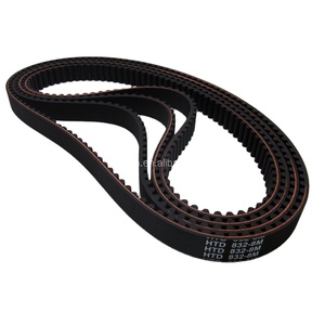 Courroie de distribution synchrone noire GT2/GT3/GT5/MXL/XL/HTD 3m-5m S2m-S5m T5-T10 AT5-AT10 PU OEM GOODLY 160 dents Pas de 1,5 mm - Product Image 2