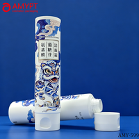 Tube vide OEM 30 ml pour crème pour les mains, emballage cosmétique souple avec feuille d'aluminium
