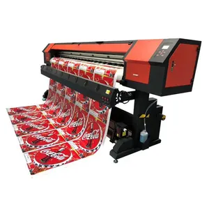 Çin ticari hepsi bir renk rulodan ruloya xp 600 sanayi piezoelektrik dijital baskı kağıdı mürekkep püskürtmeli yazıcı makinesi