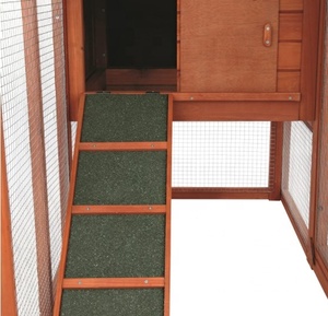 Meilleures ventes : Luxueux poulaillers d'extérieur en bois pour animaux de compagnie, grande cage à <span class=keywords><strong>poules</strong></span>, poulailler solide, respirant, de forme carrée - Product Image 5