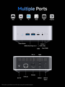 <span class=keywords><strong>MINISFORUM</strong></span> M1 Pro AI Mini PC <span class=keywords><strong>Intel</strong></span> Core Ultra 9 285H 16 cœurs SSD 32 Go OCuLink 2*USB4 Double haut-parleur Nouveau pour usage professionnel WiFi6E - Product Image 6