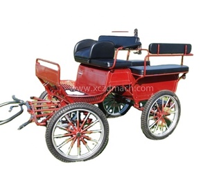 Marathon Training Pony Carriage 4 Wheel Horse Carts Marathon Horse Carriage With Hydraulic Disc Brake - Product Image 2