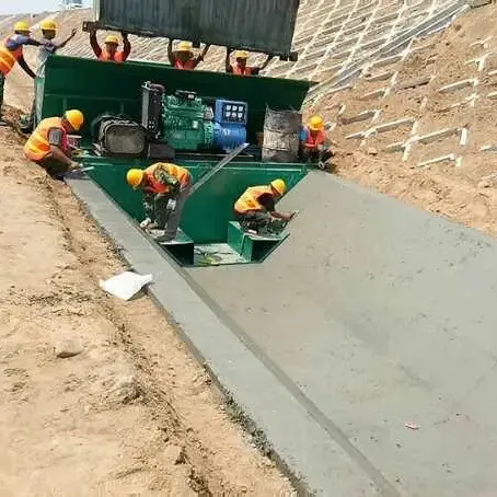 Preço de fábrica Máquina para pavimentação de calha de concreto e canal de canal deslizante com boa qualidade