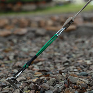 Crochet d'escalade en corde élastique d'extérieur, camping multifonctionnel, boucle de corde élastique portable, corde de traction pour auvent, piquet de <span class=keywords><strong>sol</strong></span> - Product Image 4