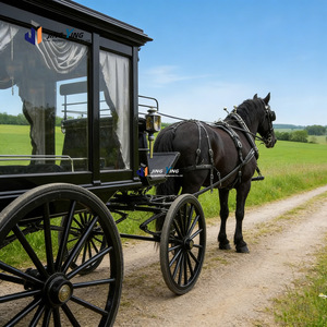 Nouvelle voiture funéraire, chariot funéraire personnalisé, chariot funéraire à <span class=keywords><strong>chevaux</strong></span>, calèche funéraire à <span class=keywords><strong>chevaux</strong></span>, chariot d'église pour funérailles - Product Image 4