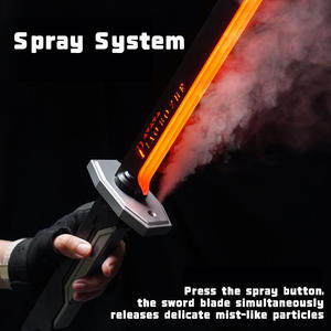 Huada Firestone khói phun Glow Light-Up <span class=keywords><strong>Laser</strong></span> đồ chơi thanh kiếm tia lửa wanderer lightsaber phát sáng an toàn vai trò chơi vũ khí đồ chơi - Product Image 4