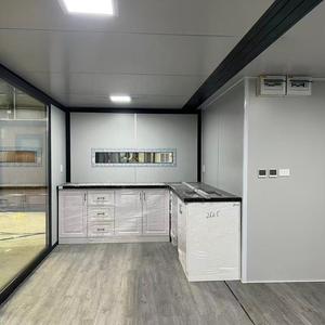 Conteneur préfabriqué extensible contemporain avec panneaux sandwich de qualité supérieure et fenêtre en PVC pour la construction de <span class=keywords><strong>bureaux</strong></span> temporaires modulaires polyvalents - Product Image 3