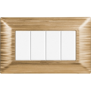 Ensemble d'assiettes en plastique Gloca, 3 pièces, or satiné, usage résidentiel 4 voies - Product Image 4