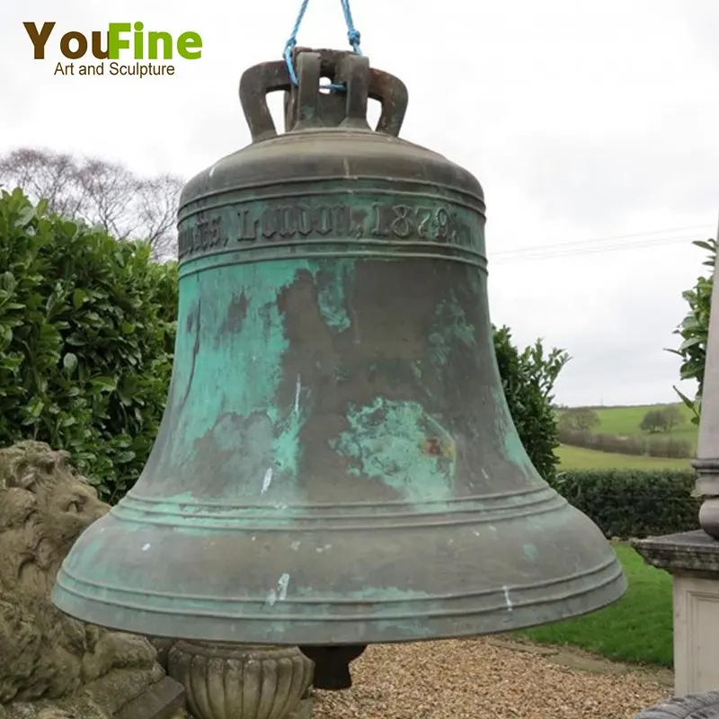 Antike Metall Handwerk benutzer definierte im Freien große Bronze Church Bell zum Verkauf