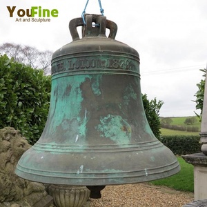 <span class=keywords><strong>Cloche</strong></span> d'église en bronze antique, artisanale, sur mesure, grande taille, pour extérieur, à vendre - Product Image 2