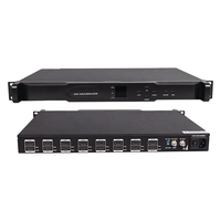 Compatible con OEM y ODM Programación y sintonización multicanal de 16 canales Modulador de máquina todo en uno Entrada AV/HD a Modulador de salida RF