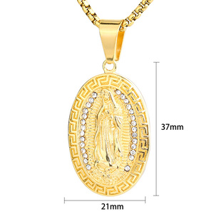 Personnalisé En Gros 2025 Nouveau Élégant Catholique Religieux Vierge Marie Pendentif Symbole Divin de Foi et Beauté - Product Image 6