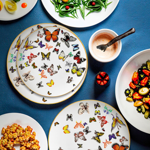 Bán buôn tùy biến sáng tạo và phong cách vẽ tay bướm tấm gốm thích hợp cho khách sạn quán bar nhà hàng - Product Image 3