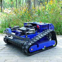 Cylindre à essence robotique pas cher 4 temps sans fil 550mm télécommande tondeuse à gazon