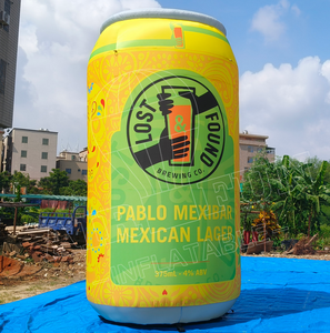 Bouteilles de vin gonflables personnalisées, conception géante de canettes publicitaires, gobelets à bière gonflables à LED avec logo de marque pour les événements - Product Image 4