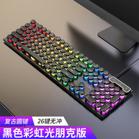 Clavier et Souris Gaming USB Filaire RVB Rétroéclairé Plug & Play Étanche Ergonomique Mécanique pour Gamers – Nouveauté 2026 – Ventes Flash