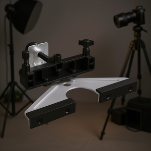 Base de Montaje Metálica Truper con Liberación Rápida para Soportes ROU-NX2 y ROU-N3, Interfaz de Tornillo 1/4-20, Montaje Profesional - Product Image 2