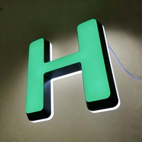 Lettres LED 3D en acrylique, fabrication directe d'usine, enseigne lumineuse, fonction publicitaire pour les entreprises, les hôpitaux, étanche IP65, couleurs personnalisées