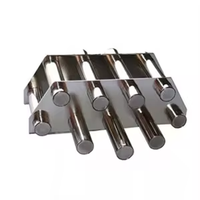 Aimant de trémie de 9 barres pour l'industrie d'injection plastique fréquemment utilisé-aimant de grille, grille magnétique