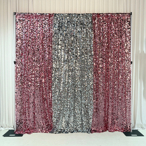 ANNIELU Tenda in Tulle con Paillettes per <span class=keywords><strong>Sfondo</strong></span> Fotografico Matrimoniale, Tessuto a Rete per Decorazioni Moderne, Drappeggio Luminoso - Product Image 5