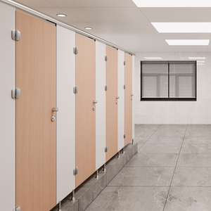 Cartmay chất lượng HPL nhà vệ sinh cubicles hiện đại nhỏ gọn hệ thống bảng điều khiển cho Trường Mẫu Giáo Spa phòng tắm trung tâm cho phòng tắm - Product Image 3