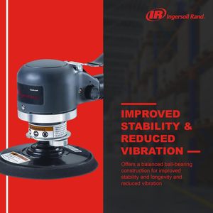 Lijadora Neumática Angular de Doble Acción Ingersoll Rand 311A, 6 Pulgadas, Almohadilla Adhesiva, 12000 RPM, Escape Lateral - Product Image 6