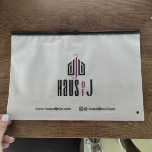 Custom Tshirt <b>Plastic</b> <b>Bag</b> Packaged <b>Bag</b> with logo Small Size <b>Zipper</b> <b>Plastic</b> <b>Bag</b> - Product Image 4