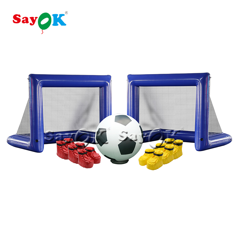 Portería inflable del fútbol