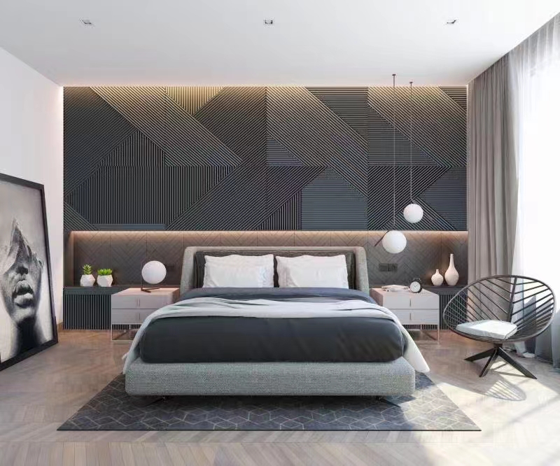 Customized 3D Mosaic Carving Art Waterproof Firewall Board Custom TV Background Bedroom Home Decoration Interior Surface Wall