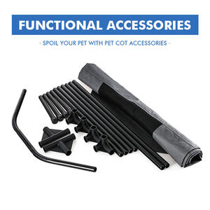 Cama para perros grandes a prueba de morder, oxford elevada, refrigeración duradera, portátil, exterior, elevada, con malla, fabricante al por mayor - Product Image 4