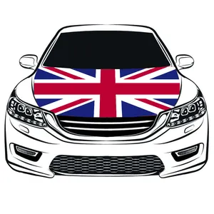 Sunshine Custom Double Sided 20*30cm 30*45cm Polyester Car Window Flag England Hood Cover Car Flags