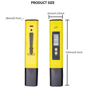 जे एंड आर उच्च सटीकता 0.01ph पोर्टेबल lcd डिस्प्ले वाटर क्वालिटी टेस्टर पेन 1 साल की वारंटी कैलिब्रेशन डिजिटल <span class=keywords><strong>ph</strong></span> मीटर - Product Image 3