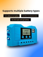Contrôleur solaire universel entièrement automatique MPPT CL92 12V/24V jusqu'à 60A pour l'éclairage domestique, les lampadaires et la charge des panneaux photovoltaïques